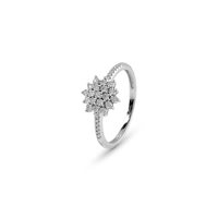 Anello Bliss Donna in Oro bianco Diamante 0.10 Ct 20106601 - 20106601